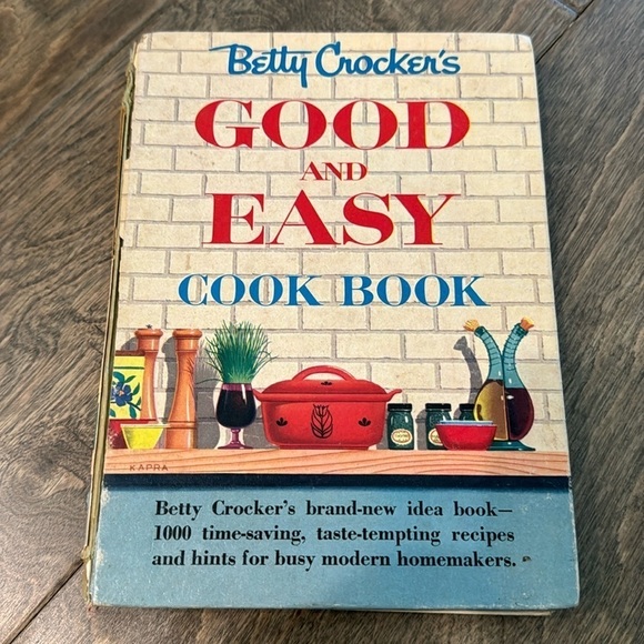 Betty Crockers Good and Easy Cook Book First Edition 4th Printing Vintage 1954 - Picture 1 of 9